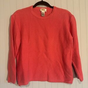 Talbots | Cotton Crewneck Sweater | Medium Petite